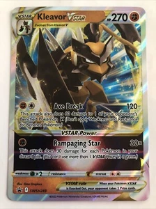 Pokémon TCG Sword & Shield Promos Kleavor VSTAR SWSH249 NM - Picture 1 of 2