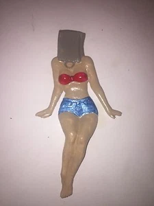 Mann Höhle Kunst, Gesichtsmaske 2D Pinup Aufkleber (Taschenkopf) Werkzeugkoffer. - Bild 1 von 2