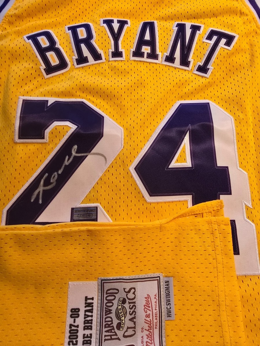 Autographed Jersey Kobe Bryant Real Autograph KOBE BRYANT