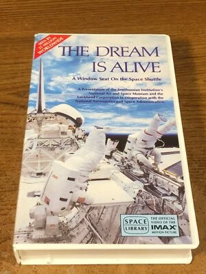 The Dream Is Alive  VHS VCR Video Tape Used Documentary IMAX Space - Image 1 of 4