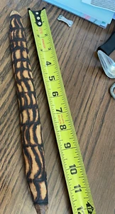 Aboriginal Tribal Burnt Incised Wood Original Clap Stick Australian ✔ - Picture 1 of 4