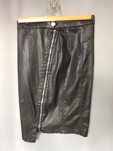 Pencil skirt faux leather COP COPINE Size S FR36 US4 UK8 EU34 Length 65 cm - Picture 1 of 5