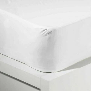 Mattress Protector Waterproof Fitted Cover Wet Sheet Nursery Bedding Anti Bug - Picture 1 of 12