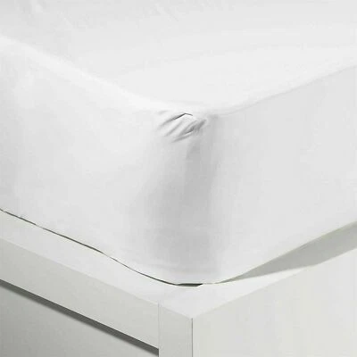 Mattress Protector Waterproof Fitted Cover Wet Sheet Nursery Bedding Anti Bug - Image 1 of 4