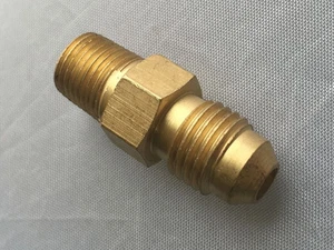 -4AN to 1/8" NPT unrestricted Oil inlet fitting for Universal Turbos - Bild 1 von 2