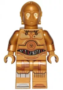 Lego Minifigur Star Wars C-3PO bedruckte Beine, Zehen und Arme sw1201 Set 75399 NEU - Bild 1 von 1