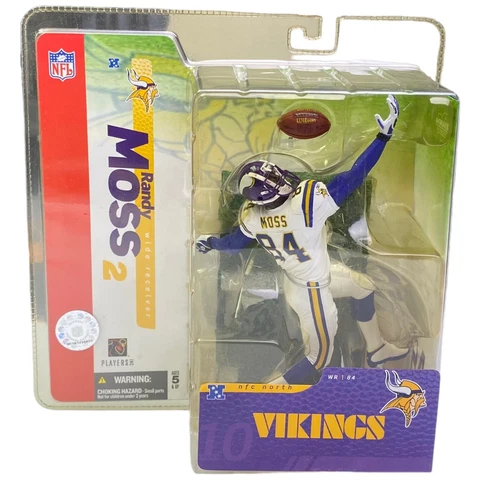 Randy Moss Vikings Figure Mcfarlane 2004 NFL Football New Sealed Cover