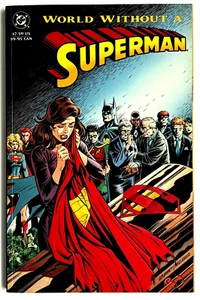 World Without a Superman TPB 1993 GRAPHIC NOVEL 1ST PRINTING DC BOOK UNREAD NEW - Picture 1 of 12