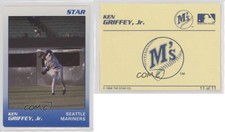 1989 Star White/Blue Yellow Back Ken Griffey Jr #11 Rookie RC HOF