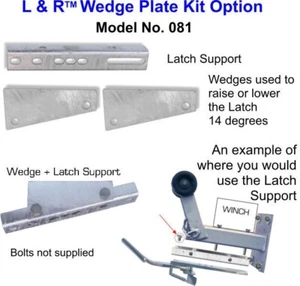 L&R Boat Latch Wedge Plate Kit Option - Trailer Catch Buddy - Bild 1 von 5