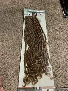 Bobbi Boss Nu Locs Distressed Butterfly Locs 24” 2 Pack Color 27 - Picture 1 of 4