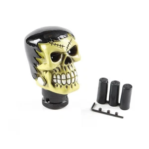 1pc Scar Skull Head Shape Car Manual Shift Knob Shifter Lever Gear Universal - Picture 1 of 9