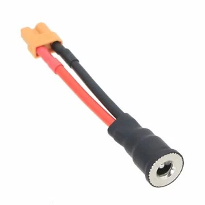 DC Power 5.5x2.1mm Female metal Socket to XT30 Female cable 16AWG 5CM Leads - Picture 1 of 2