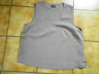 OSKA REGULAR,Top/Tunika,Gr.5(XL),hellbraun,ärmellos,Lagenlo.Traumteil. - Bild 1 von 3