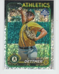 NATHAN DETTMER 2024 TOPPS PRO DEBUT SPARKLE FOIL ROOKIE #/175. - Picture 1 of 2