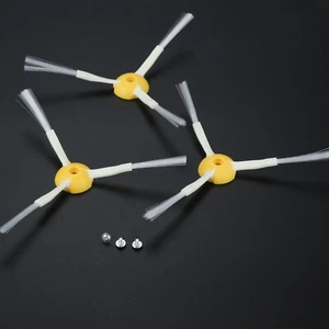 Plastic Vacuum 3-Armed Side Brushes+ Screws For iRobot Roomba 500 600 700 Series - Picture 1 of 13