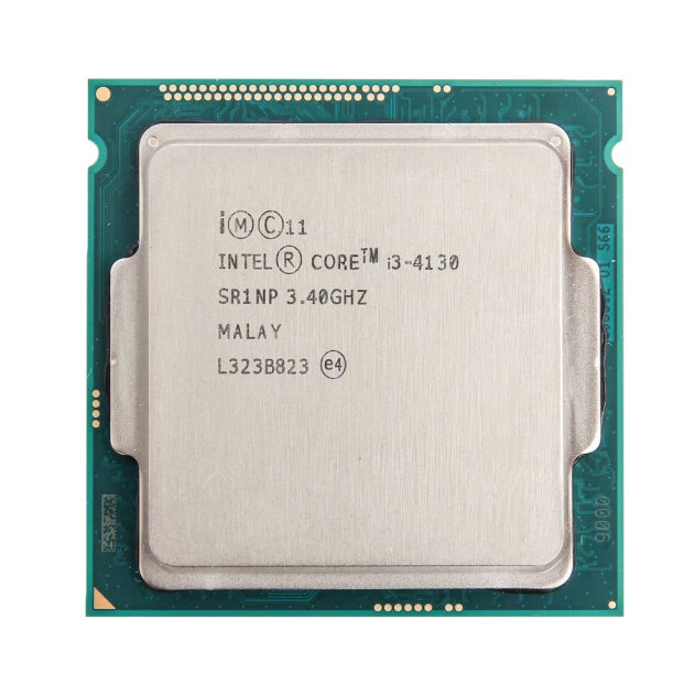 Free shipping Intel Core i3 i3-4130 CPU 3.4 GHz LGA 1150/H3 (SR1NP) Processor - Image 1 of 1