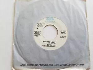 NOVA - You Are Light 1977 MONO / STEREO PROMO Jazz Rock Prog 7" - Imagen 1 de 2