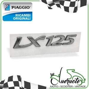 TARGHETTA LX 125 BAULETTO ANTERIORE ADESIVO PORTAOGGETTI PIAGGIO VESPA 2005-2009 - Foto 1 di 2
