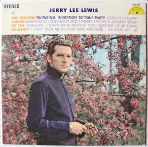 JERRY LEE LEWIS ~ The Golden Cream Of The Country ~ LP SUN RECORD 1969 VG+/VG+ - Imagen 1 de 3