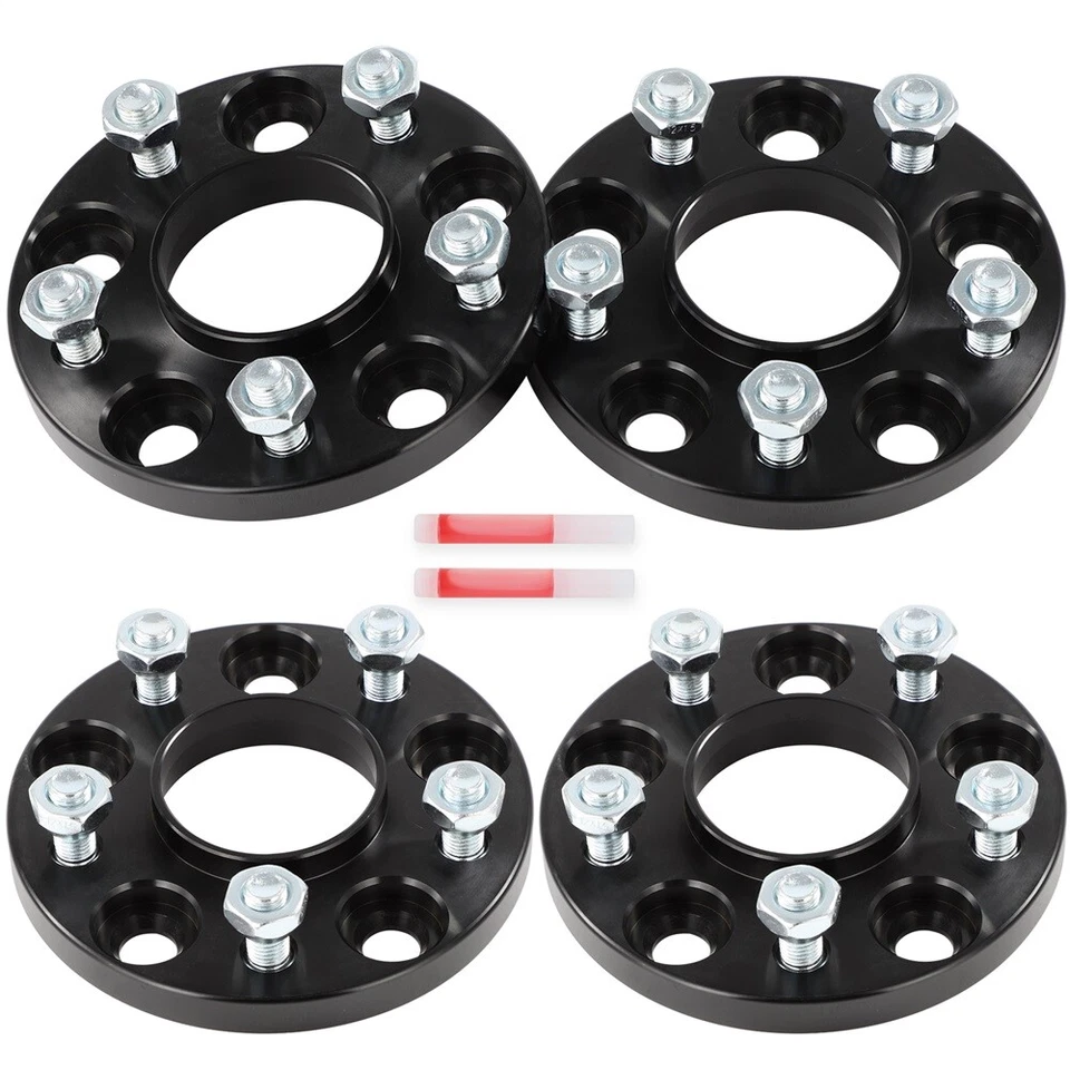 4Pcs 15mm 5x114.3 Hubcentric Wheel Spacers For Jeep Compass & Mitsubishi Eclipse Foto 1 de 4