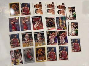 Lot (23) Toni Kukoc Basketball Cards Base Insert Parallel Chicago Bulls - Picture 1 of 7