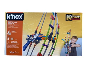 K’NEX K-FORCE Battle Bow Build and Blast Set 47525 165 PC Ages 8+ 2018 NEW - Picture 1 of 6