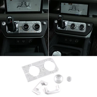 Kit de 14 pegatinas de marco de botón interior de coche para Land Rover Defender 2020-2023 Foto 1 de 4