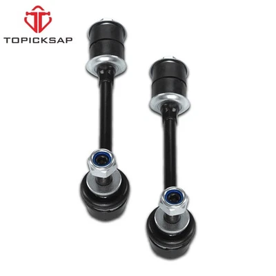 Par de eslabones estabilizadores de extremo de barra estabilizadora delantera de 2 piezas para Toyota Sequoia Tundra 2001-2007 Foto 1 de 4