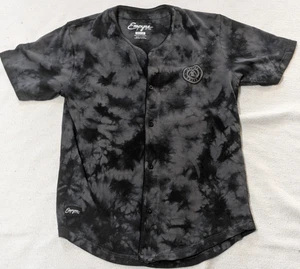 Empyre Embroidered Tie Dye Button Up Jersey Shirt Size Medium - Picture 1 of 13