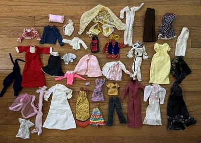 Lot of 37 Vintage Barbie Doll Clothes - Image 1 of 4