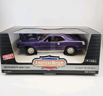 1995 ERTL American Muscle 1970 Plymouth HEMI CUDA 1:18 Collector's Edition - Image 1 of 4