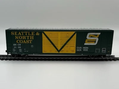 HO Athearn SNCT 1136 Boxcar – Metal Wheels Kadee Couplers Seattle & N Coast - Image 1 of 4
