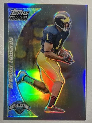 Braylon Edwards 2005 Topps Draft Picks & Prospects Chrome Gold Refractor RC /199 - Image 1 of 2