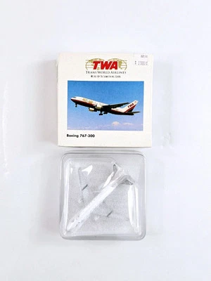 Herpa Wings TWA Airlines Boeing 767-300 1:500 Scale Diecast Airplane 502849 New - Image 1 of 4