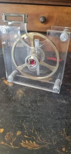 Rare vtg INCABLOC watch sample teach device lucite brass - Picture 1 of 5