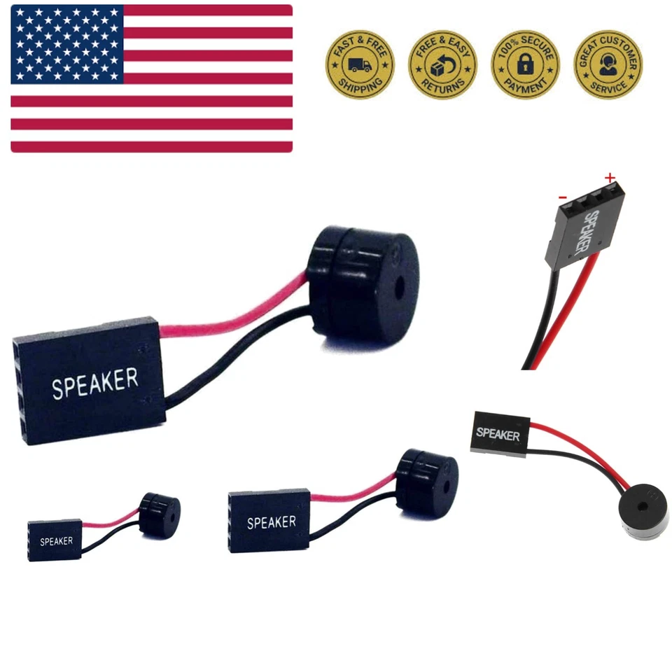 3 Pcs Computer PC Motherboard Internal Speaker for Hearing Error Post Beep Codes
