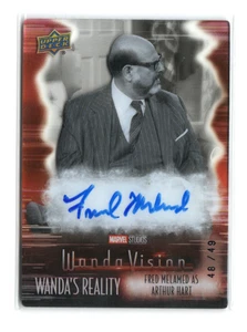 2022 Marvel Studios WandaVision Plexi Auto PA-FM Fred Melamed as Arthur #48/49 - Picture 1 of 4