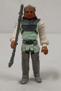 STAR WARS RITORNO del JEDI Kenner Vintage 1983 NIKTO Skiff Guard con Bastone - Foto 1 di 8