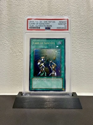 Yu-Gi-Oh! Card Of Sanctity Ultimate 第 1 版 The Lost Millennium TLM-EN037 PSA 10 — 第 1/2 张图片