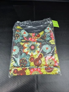 Disney Parks Vera Bradley große Beuteltasche aus Baumwolle 2014 Mickys perfekte Blütenblätter - Bild 1 von 11