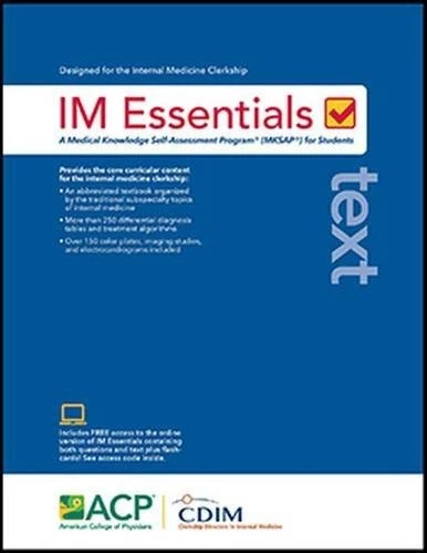 IM ESSENTIALS TEXT By The American College Of Physicians & Clerkship Directors - Image 1 of 1