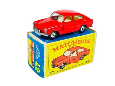 Matchbox Lesney Superfast MB67 Red Volkswagen 1600TL w/E4 Box - Image 1 of 4