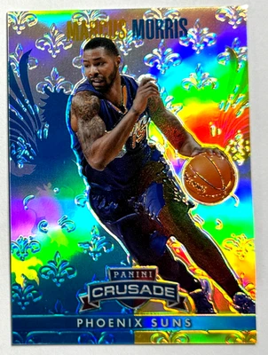 2013-14 Panini Crusade - Crusade Marcus Morris #277 Teal 119/249 - Image 1 of 3
