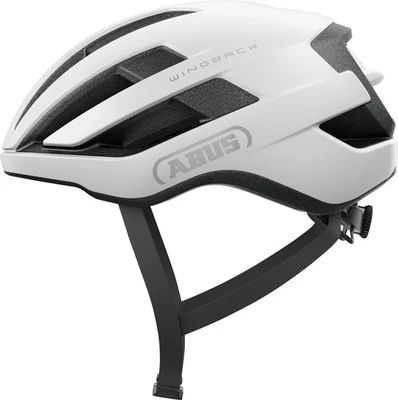 Abus WingBack Road Cycling Helmet White Bike Ride Protection Performance Cycle - Image 1 of 4