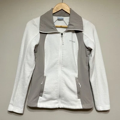 Женская флисовая куртка Columbia Contour на молнии S серая одежда для активного отдыха Gorpcore - Изображение 1 из 4