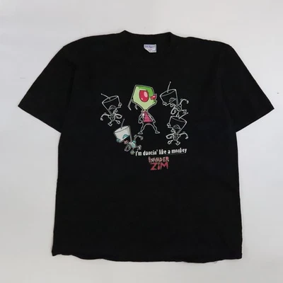 Vintage Invader Zim Dancin' Like A Monkey T-Shirt Size XL 2001 - Image 1 of 4