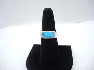 Vintage Southwestern Howlite Sterling Ring size 7.5 - Picture 1 of 8