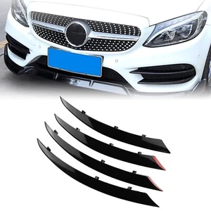 Front Fog Light Decor Cover Trim For 2015 2016 2017-2018 Mercedes-Benz C Class - Picture 1 of 12