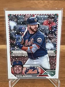 2023 Topps Holiday “Candy Cane” Bat SP Variation H150 - Picture 1 of 2